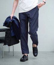 【新色追加&再入荷】<接触冷感/遮熱/吸水速乾/UVカット/ストレッチ>リライトセミルーズアンクルパンツ【イージーケア/洗濯機で洗える】