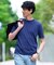 【接触冷感/UVカット/洗濯機で洗える/毛玉になりにくい】シルケットスムースクルーネックスマートＴシャツ