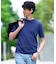 【接触冷感/UVカット/洗濯機で洗える/毛玉になりにくい】シルケットスムースクルーネックスマートＴシャツ