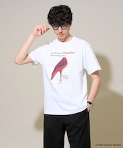 プラダヲキタアクマプリントTシャツ