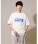 【接触冷感/洗濯機で洗える/イージーケア/毛玉になりにくい】フォトプリントワイドシルエットカットソー