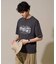 【接触冷感/洗濯機で洗える/イージーケア/毛玉になりにくい】フォトプリントワイドシルエットカットソー