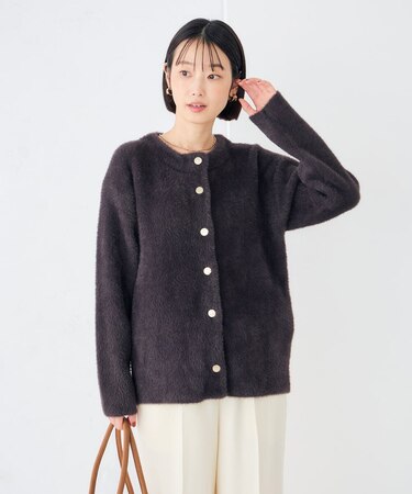 フェレットライクダブルフェイス カーディガン
