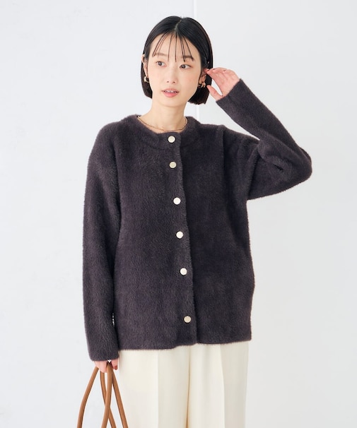 フェレットライクダブルフェイス カーディガン