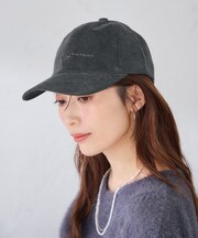 コーデュロイロゴキャップ