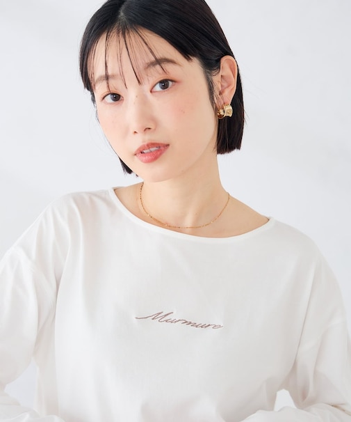 アソート ロゴ プリント 長袖 Tシャツ