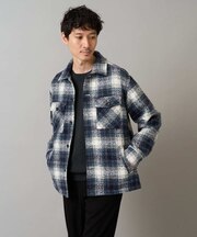 【洗濯機で洗える】ツイードチェックCPOジャケット