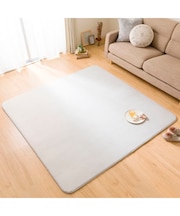 【デコホーム商品】ふわふわで心地よいファーラグ(200X240 グレー cST02)