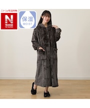 着る毛布(NウォームWSP グレー KK08)
