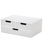 カラボにもぴったり入るA4サイズ引き出し2段 (NN01 ホワイトウォッシュ)