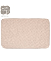 洗いざらしの自然な風合い コットン100%フロアマット (イブルウォッシュ50X80 gST4)
