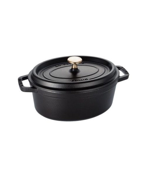 STAUB ピコ・ココット オーバル 23cm ブラック