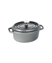 STAUB ピコ・ココット オーバル 17cm グレー