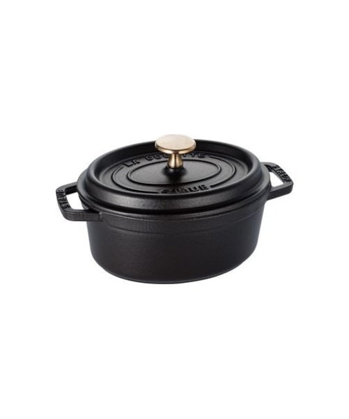 STAUB ピコ・ココット オーバル 17cm ブラック