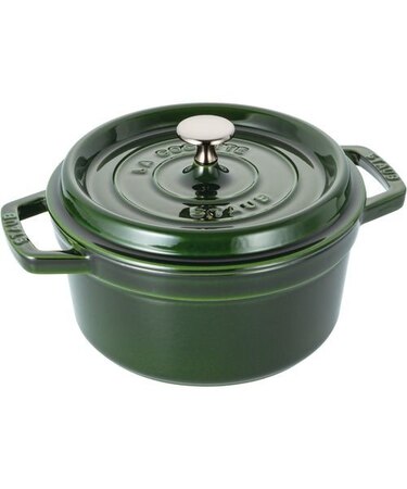 STAUB ピコ・ココット ラウンド 20cm バジルグリーン