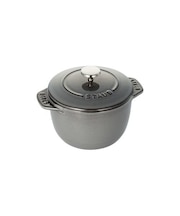 STAUB ラ・ココット de GOHAN Sサイズ グレー