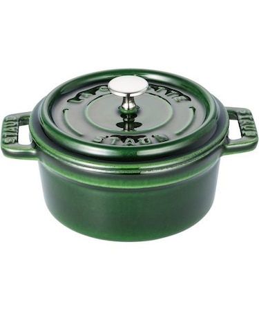STAUB ピコ・ココット ラウンド 10cm バジルグリーン