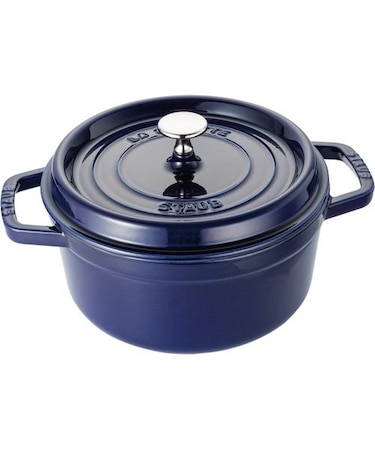STAUB ピコ・ココット ラウンド 22cm グランブルー