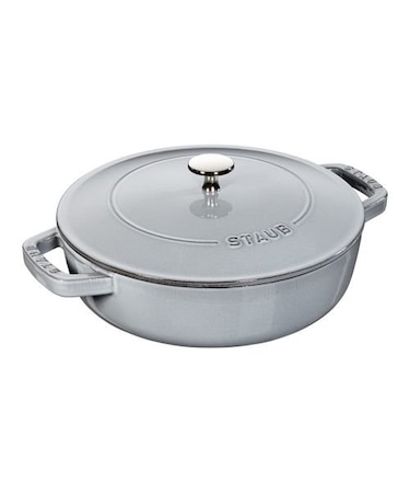 STAUB ブレイザー ソテーパン 28cm グレー