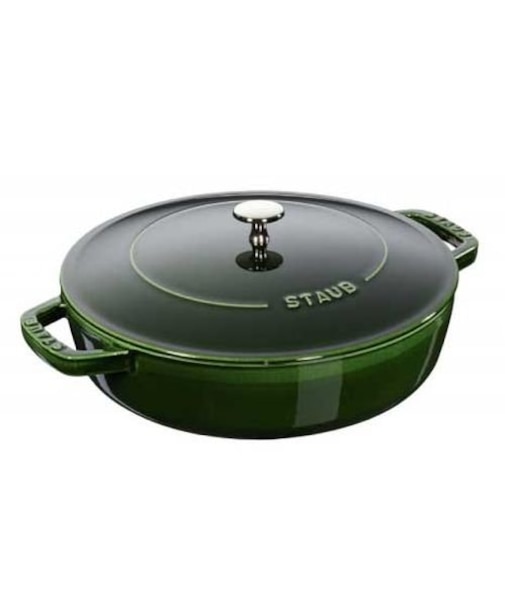 STAUB ブレイザー ソテーパン 28cm バジルグリーン