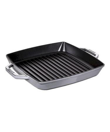 STAUB ピュアグリル スクエア 28cm グレー