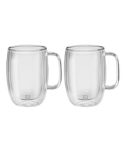 ZWILLING Sorrento ダブルウォールグラス ラテ 450ml ハンドル付 2pcsセット