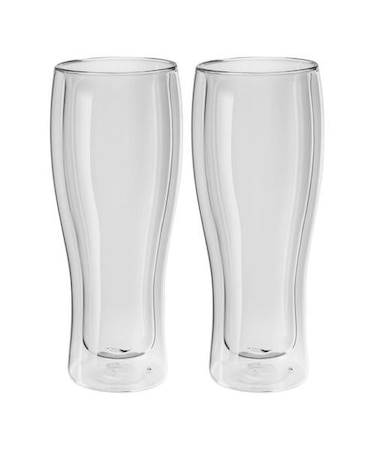 ZWILLING Sorrento ダブルウォールグラス ビアグラス 414ml 2pcsセット