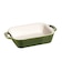 STAUB レクタンギュラーディッシュ14cm バジルグリーン