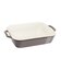 STAUB レクタンギュラーディッシュ27cm アンティークグレー