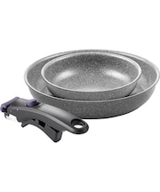 BALLARINI 取っ手がはずせるフライパン”ヴィンチ”20cm&26cmセット