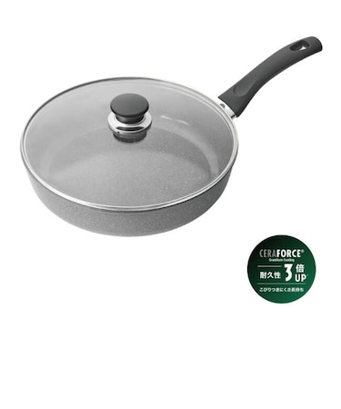 BALLARINI バーリ セラミックフライパン28cm深型 ガラス蓋付