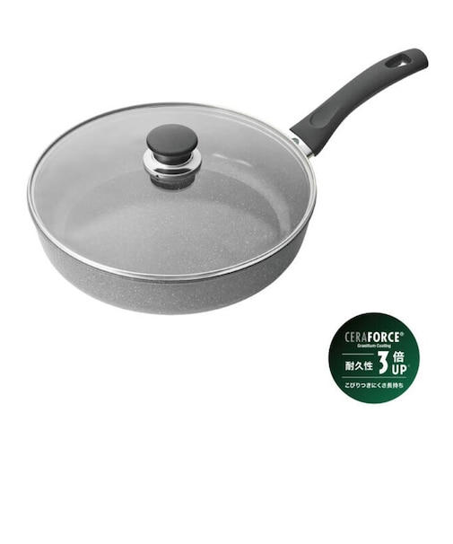 BALLARINI バーリ セラミックフライパン28cm深型 ガラス蓋付