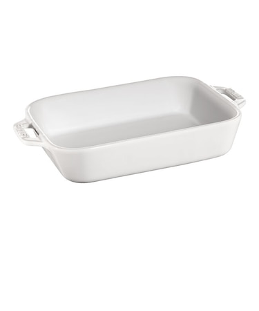 STAUB ﾚｸﾀﾝｷﾞｭﾗｰﾃﾞｨｯｼｭ 20cm ﾎﾜｲﾄ S