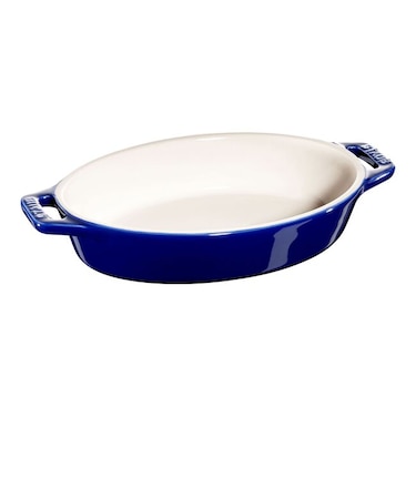 STAUB ｵｰﾊﾞﾙﾃﾞｨｯｼｭ 17cm ﾌﾞﾙｰ S