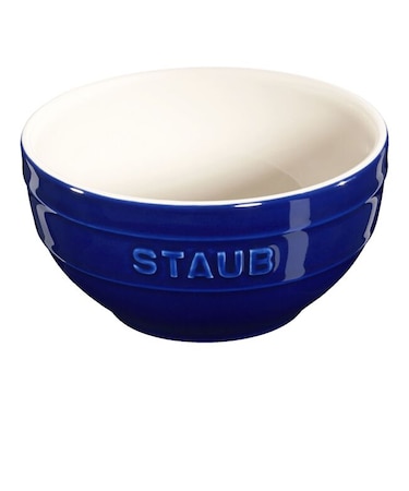 STAUB ｾﾗﾐｯｸﾎﾞｳﾙ 12cm ﾌﾞﾙｰ S