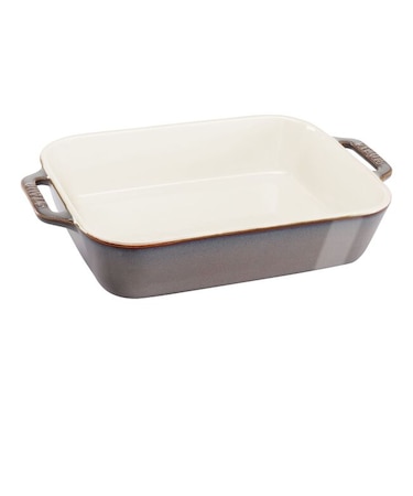 STAUB ﾚｸﾀﾝｷﾞｭﾗｰﾃﾞｨｯｼｭ 20cm ｱﾝﾃｨｰｸｸﾞﾚｰ S