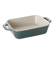 STAUB レクタンギュラーディッシュ 14cm ターコイズ S
