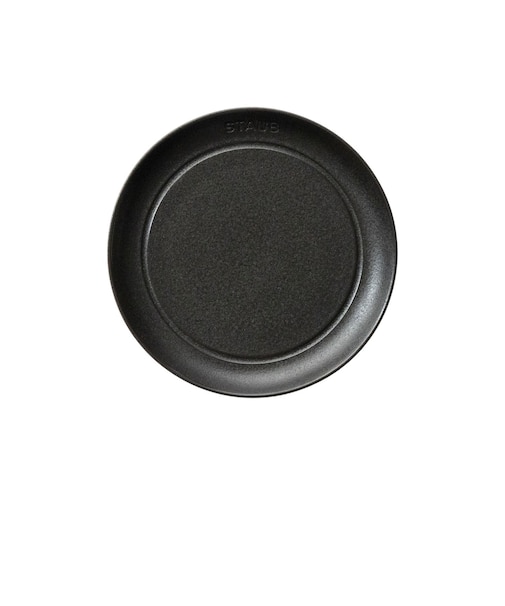 STAUB プレート 15cm マットブラック