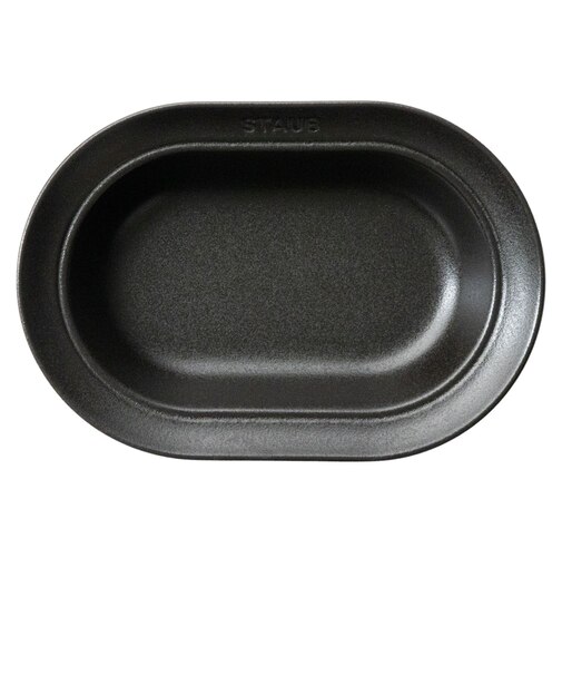 STAUB オーバルプレート 25cm マットブラック