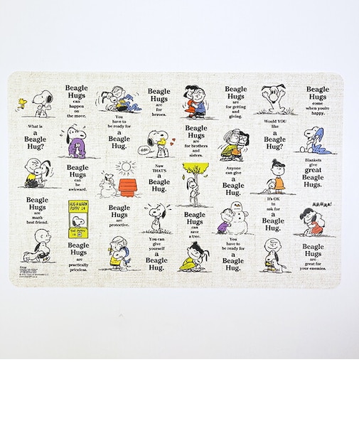 スヌーピー ピーナッツ・ハグ ランチョンマット キッチン SNOOPY