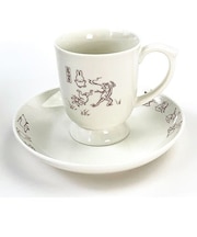 ミッフィー miffy Dick Bruna 鳥獣戯画 カップ&ソーサーセット BR コーヒータイム ティータイム 食器