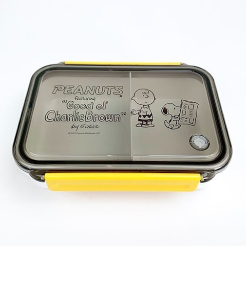 スヌーピー タイトボックス 650ml グレー ランチボックス お弁当箱 ランチ 保存容器 キッチン 日本製
