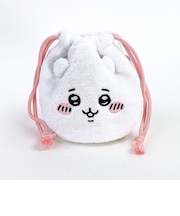 ちいかわ フェイス 巾着 チイカワ ポーチ 小物入れ ぬいぐるみ オフィス 学校