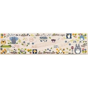ジブリ となりのトトロ お手入れ　ささっと拭くだけロングマット　おえかき　45×180 キッチンマット ベージュ 　 　