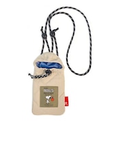 スヌーピー SNOOPY キルト ミニショルダーバッグ ボトル スマホ Beige