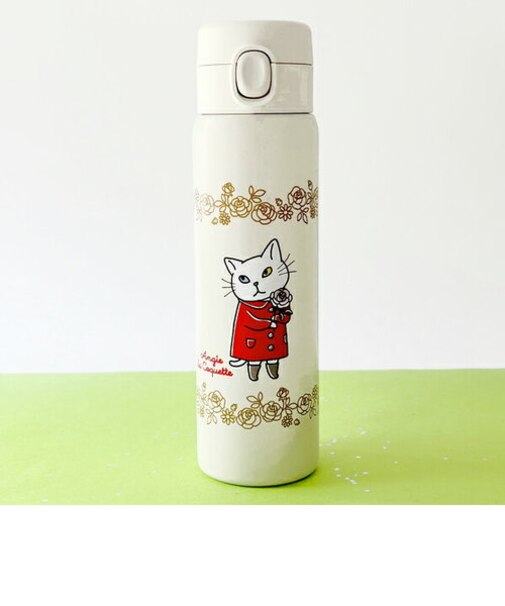 アンジー・ラ・コケット☆麗しのアンジー ワンプッシュボトル 480ml 保温 保冷 水筒