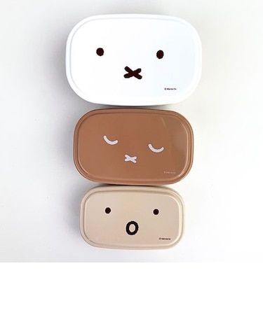 ミッフィー miffy シールBOX(3点セット) フェイスシリーズ ランチ 日本製