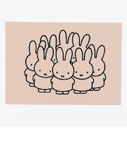 ミッフィー miffy ポストカード(pink) ハガキ 文具 日本製