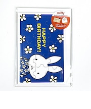 ミッフィー miffy ジグソーパズルカード (ハッピーバースデー) 手紙封筒付き グリーテイングカード 誕生日 日本製
