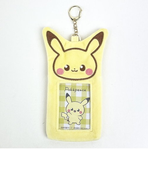 ポケットモンスター ポケピース ふわふわフォトホルダー ピカチュウ 写真入れ キーホルダー 推し活
